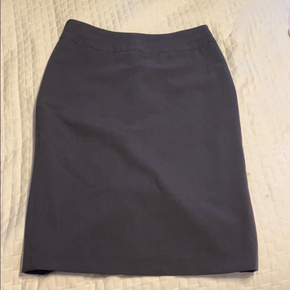 Vintage Grey Pencil Skirt
